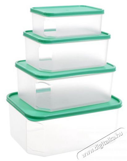 Too KT-144 4 db-os téglalap ételtároló doboz szett 800ml+1.800ml+2.800ml+4.800ml Konyhai termékek - Edény - Ételtároló - 515913