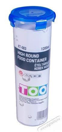 Too KT-083 1200ml-es kerek, 28cm magas ételtároló doboz Konyhai termékek - Edény - Ételtároló - 513480
