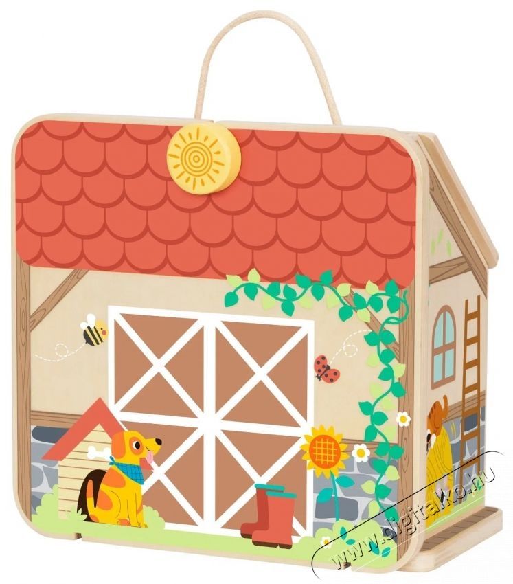 Tooky Toy Foldable Farm H&aacute;ztart&aacute;s / Otthon / K&uuml;lt&eacute;r - J&aacute;t&eacute;k / Sport - J&aacute;t&eacute;kfigura - 532341