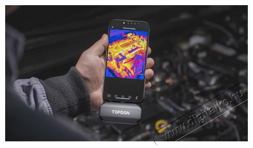 TOPDON TCView TC002 hőkamera F&eacute;nyk&eacute;pezőg&eacute;p / kamera - Megfigyelő / IP kamera - 529099