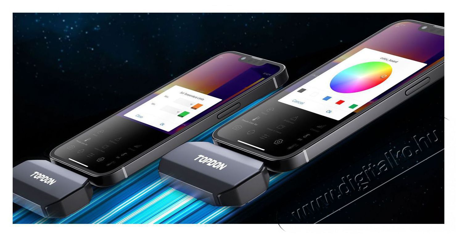 TOPDON TCView TC002 hőkamera F&eacute;nyk&eacute;pezőg&eacute;p / kamera - Megfigyelő / IP kamera - 529099