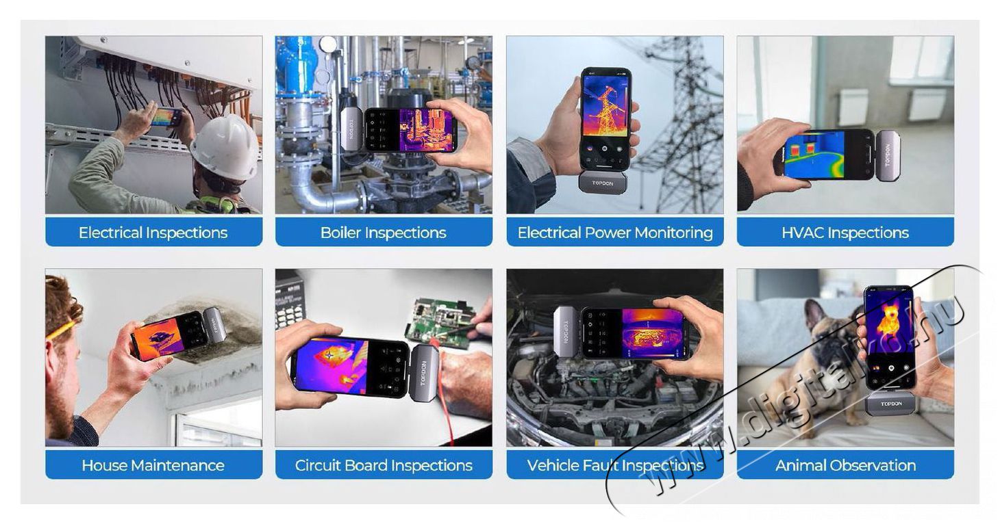 TOPDON TCView TC002 hőkamera F&eacute;nyk&eacute;pezőg&eacute;p / kamera - Megfigyelő / IP kamera - 529099