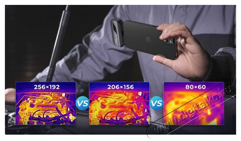 TOPDON TCView TC002 hőkamera F&eacute;nyk&eacute;pezőg&eacute;p / kamera - Megfigyelő / IP kamera - 529099