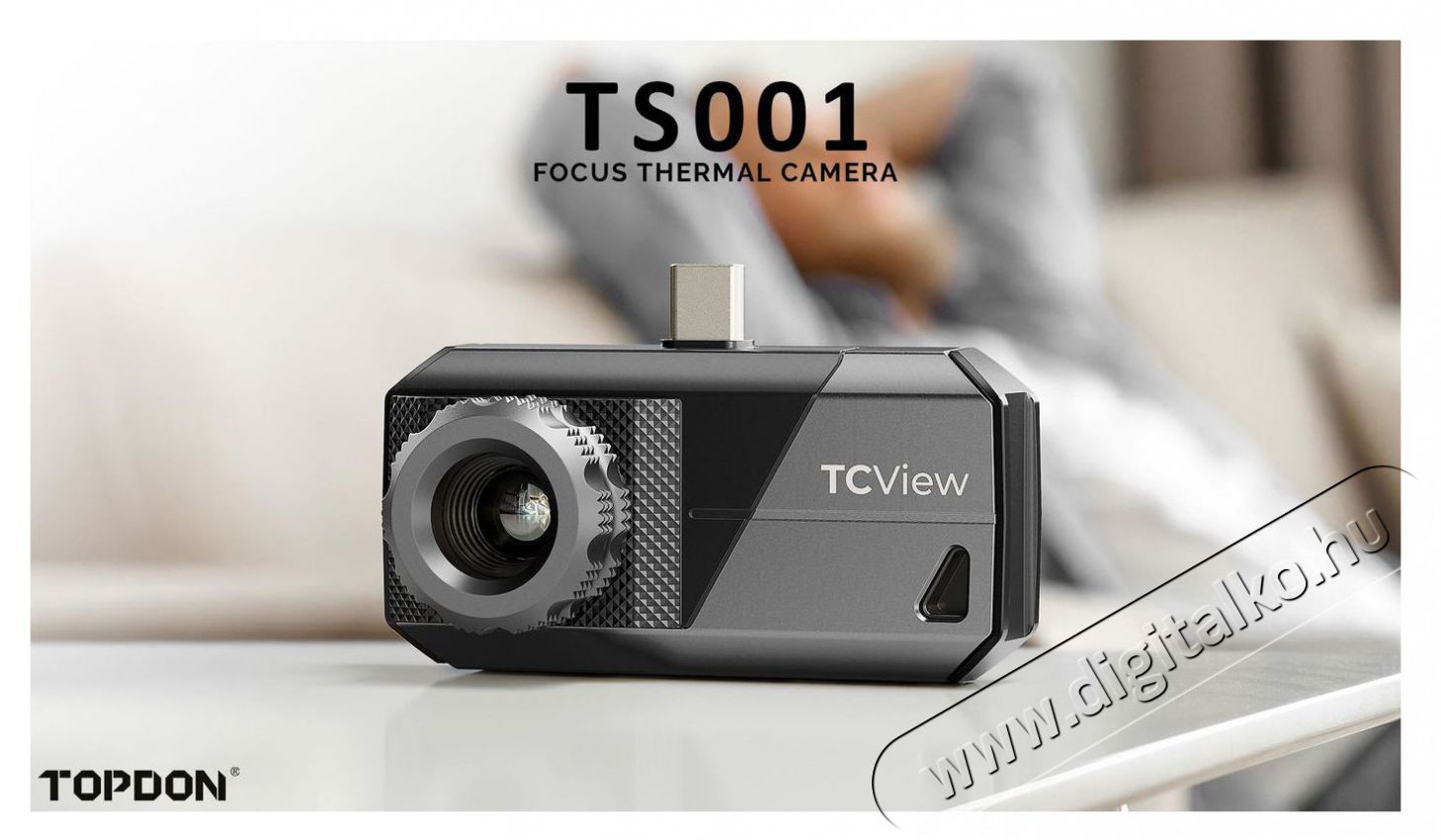 TOPDON TS001 Hőkamera F&eacute;nyk&eacute;pezőg&eacute;p / kamera - Megfigyelő / IP kamera - 529100