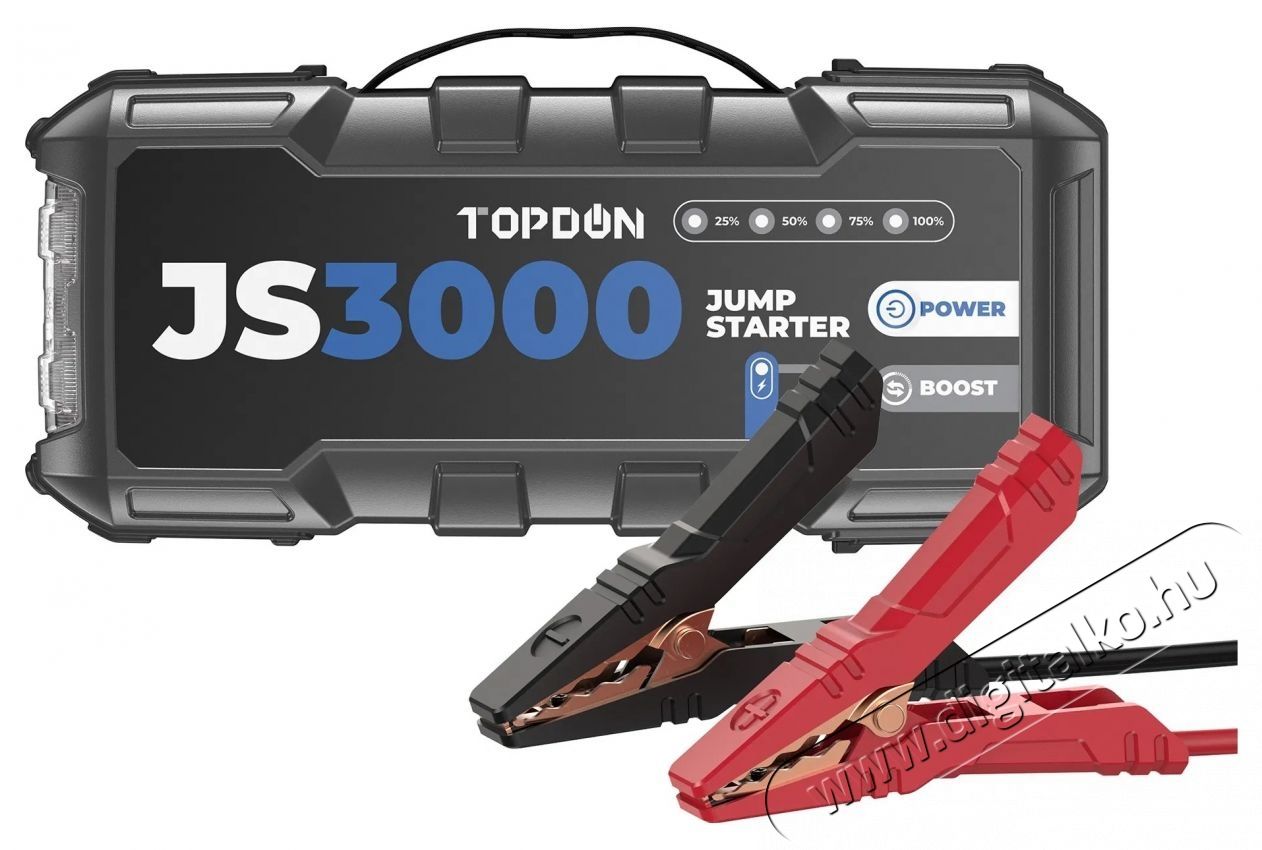 TOPDON Car Jump Starter JumpSurge 3000 ind&iacute;t&aacute;sr&aacute;seg&iacute;tő-powerbank Aut&oacute;hifi / Aut&oacute; felszerel&eacute;s - Aut&oacute;s / aut&oacute;hifi kieg&eacute;sz&iacute;tő - Aut&oacute; akkumul&aacute;tor t&ouml;ltő - 532344