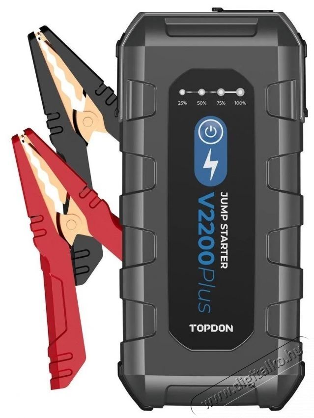 TOPDON V2200Plus ind&iacute;t&aacute;sr&aacute;seg&iacute;tő - aut&oacute;ind&iacute;t&oacute; &eacute;s akkumul&aacute;tor tesztelő Aut&oacute;hifi / Aut&oacute; felszerel&eacute;s - Aut&oacute;s / aut&oacute;hifi kieg&eacute;sz&iacute;tő - Aut&oacute; akkumul&aacute;tor t&ouml;ltő - 532347