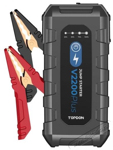 TOPDON V2200Plus ind&iacute;t&aacute;sr&aacute;seg&iacute;tő - aut&oacute;ind&iacute;t&oacute; &eacute;s akkumul&aacute;tor tesztelő Aut&oacute;hifi / Aut&oacute; felszerel&eacute;s - Aut&oacute;s / aut&oacute;hifi kieg&eacute;sz&iacute;tő - Aut&oacute; akkumul&aacute;tor t&ouml;ltő - 532347