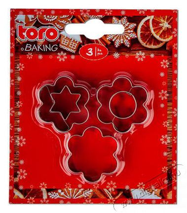 Toro S&uuml;tem&eacute;ny kisz&uacute;r&oacute;, vir&aacute;g - csillag, 3 db Konyhai term&eacute;kek - Ed&eacute;ny - S&uuml;tőtepsi / s&uuml;tőforma - 520200