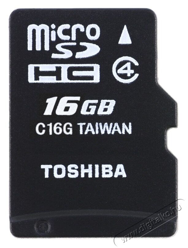 Toshiba 16GB SD micro M102 (SDHC Class 4) (THN-M102K0160M2) memória kártya adapterrel Memória kártya / Pendrive - MicroSD / MicroSDHC kártya - 334246