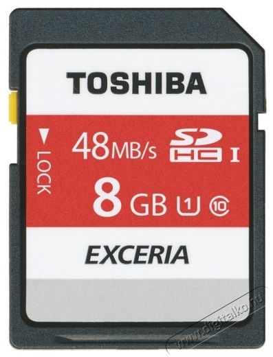 Toshiba 8GB Exceria (48MB/s) Class 10 Mem&oacute;ria k&aacute;rtya / Pendrive - SD / SDHC / SDXC k&aacute;rtya - 310340