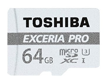 Toshiba Exceria Pro 64GB SD micro M401 (SDXC Class 10 UHS-I) (THN-M401S0640E2) memória kártya adapterrel Memória kártya / Pendrive - MicroSD / MicroSDHC kártya - 334279