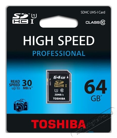 Toshiba MTS64GH (SDXC Class 10) 64GB memóriakártya Memória kártya / Pendrive - SD / SDHC / SDXC kártya - 313151