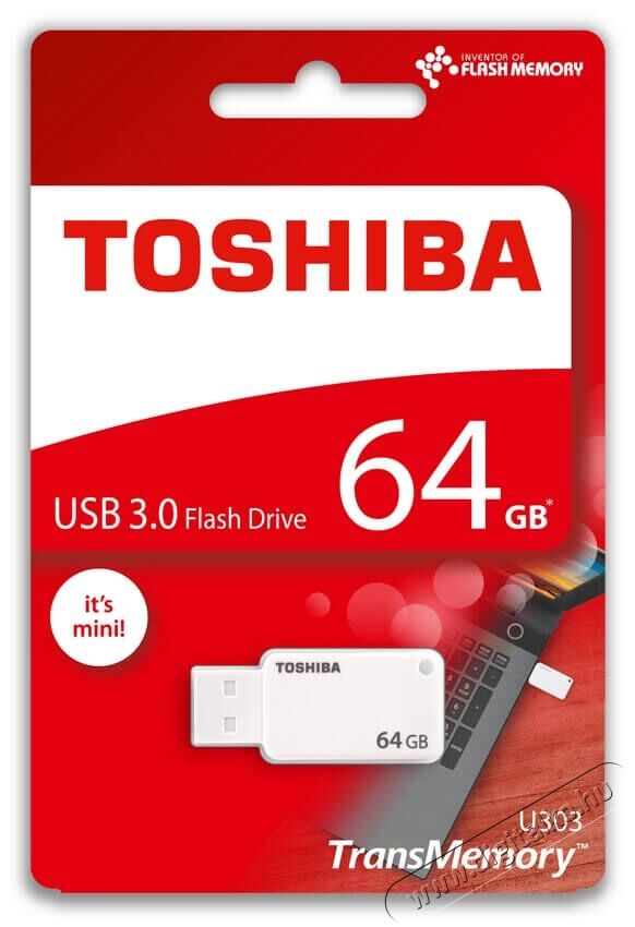 Toshiba 64GB USB3.0 TransMemory U303 (THN-U303W0640E4) pendrive - fehér Egyéb - Nem forgalmazzuk ! - 334266