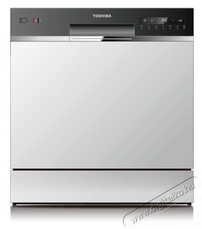Toshiba DW-08T2(W) Asztali mosogatógép Konyhai termékek - Mosogatógép - Normál (60cm) szabadonálló mosogatógép - 381128