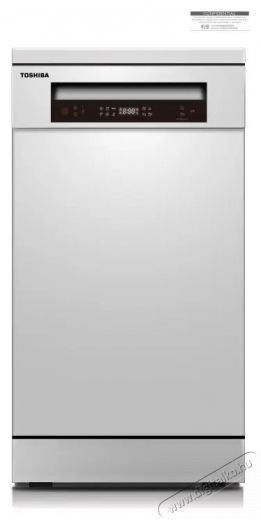 Toshiba DW-10F2EE(W) Mosogatógép Konyhai termékek - Mosogatógép - Keskeny (45cm-ig) szabadonálló mosogatógép - 381130