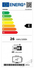 Toshiba 32  32LA2E63DG Televíziók - LED televízió - 1080p Full HD felbontású - 506126