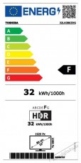 Toshiba 32  32LA3E63DG Televíziók - LED televízió - 1080p Full HD felbontású - 506123