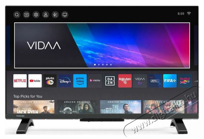 Toshiba 40  40LV2E63DG Televíziók - LED televízió - 1080p Full HD felbontású - 506119