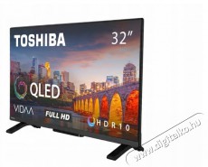 Toshiba 32 32QV2F63DG Full HD Smart QLED TV Televíziók - LED televízió - 1080p Full HD felbontású - 506270