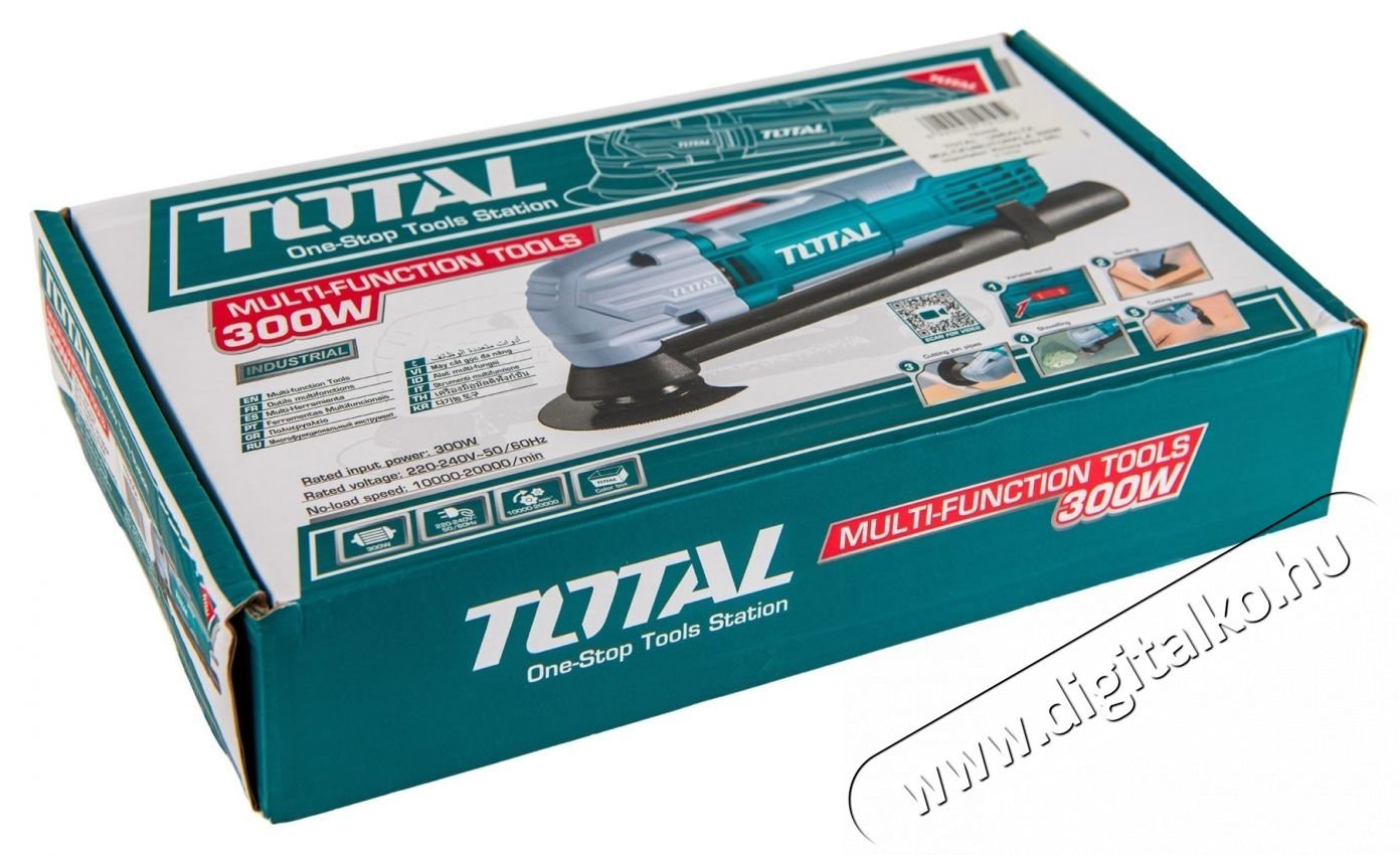 Total T&ouml;bbfunkci&oacute;s szersz&aacute;m 300w TS3006, tartoz&eacute;kok H&aacute;ztart&aacute;s / Otthon / K&uuml;lt&eacute;r - Szersz&aacute;m - Multifunkci&oacute;s g&eacute;p - 533897