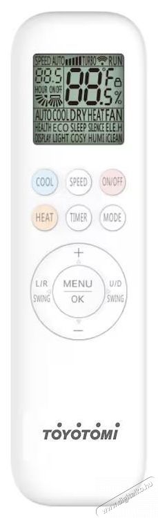 Toyotomi-Japan ORA Wi-Fi Kl&iacute;ma, 12000 BTU, A++/A+ energiaoszt&aacute;ly, Active Carbon, HEPA 3PLUS szűrő, Self Clean steriliz&aacute;l&oacute; funkci&oacute; 56 C fokon, &ouml;ntiszt&iacute;t&oacute;, feh&eacute;r H&aacute;ztart&aacute;s / Otthon / K&uuml;lt&eacute;r - Ventil&aacute;tor / L&eacute;gkondicion&aacute;l&oacute; - Split kl&iacute;ma - 537515