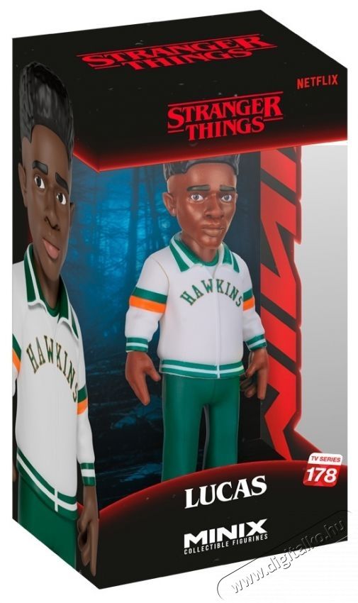 Toys Humans MINIX TV  Stranger Things (Season 5) - Lucas H&aacute;ztart&aacute;s / Otthon / K&uuml;lt&eacute;r - J&aacute;t&eacute;k / Sport - J&aacute;t&eacute;kfigura - 532371