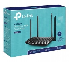 TP-LINK Archer C6 AC1200 (MU-MIMO) Dual-Band Wireless Router - fekete Iroda és számítástechnika - Hálózat - Router - 353472