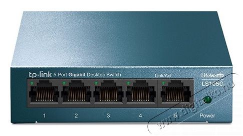 TP-LINK LS105G 5port 10/100/1000Mbps LAN nem menedzselhető asztali Switch Iroda és számítástechnika - Hálózat - Switch