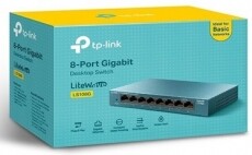 TP-LINK LS108G 8port 10/100/1000Mbps LAN asztali Switch Iroda és számítástechnika - Hálózat - Switch - 368517