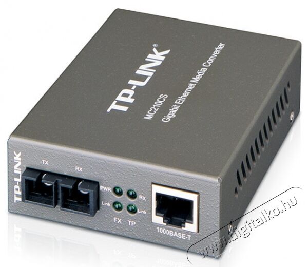 TP-LINK MC210CS Singlemode Gigabites média konverter Iroda és számítástechnika - Hálózat - Hálózati kiegészítő - 319099