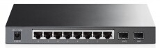 TP-LINK TL-SG2210P 8xGbE PoE LAN 2xGbE SFP port asztali smart menedzselhető PoE switch Iroda és számítástechnika - Hálózat - Switch - 368511
