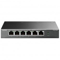 TP-LINK TL-SF1006P 6x10/100Mbps FE LAN port 4xPoE+ nem menedzselhető asztali switch Iroda és számítástechnika - Hálózat - Switch - 379944