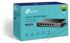 TP-LINK TL-SF1006P 6x10/100Mbps FE LAN port 4xPoE+ nem menedzselhető asztali switch Iroda és számítástechnika - Hálózat - Switch - 379944