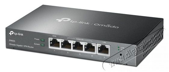 TP-LINK ER605 Omada Gigabit Multi-WAN VPN Router Iroda és számítástechnika - Hálózat - Router - 387066