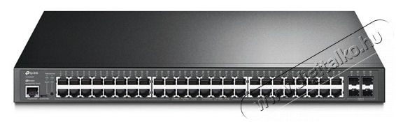 TP-LINK TL-SG3452P JetStream 48xGbE PoE LAN 4xGbE SFP port L2+ Menedzselhető PoE+ Switch Iroda és számítástechnika - Hálózat - Switch - 394891