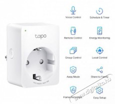 TP-LINK TAPO P110 Okoskonnektor fogyasztásmérővel Háztartás / Otthon / Kültér - Világítás / elektromosság - Hálózati elosztó / hosszabbító / adapter - 392927
