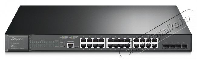 TP-LINK TL-SG3428MP JetStream 24xGbE PoE+ LAN 4xGbE SFP port L2+ menedzselhető PoE switch Iroda és számítástechnika - Hálózat - Switch - 387839