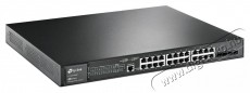 TP-LINK TL-SG3428MP JetStream 24xGbE PoE+ LAN 4xGbE SFP port L2+ menedzselhető PoE switch Iroda és számítástechnika - Hálózat - Switch - 387839