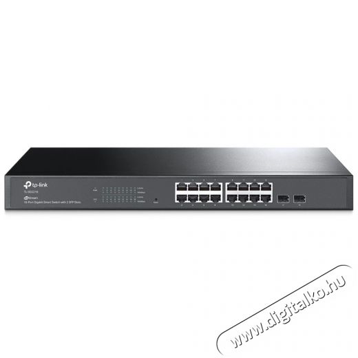 TP-LINK TL-SG2218 JetStream 16xGbE LAN 2xSFP port smart menedzselhető switch Iroda és számítástechnika - Hálózat - Switch - 387841