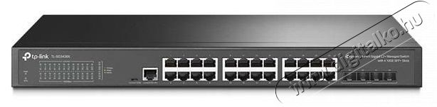 TP-LINK TL-SG3428X JetStream 24xGbE LAN 4x10GbE SFP+ port L2+ menedzselhető switch Iroda és számítástechnika - Hálózat - Switch - 387837