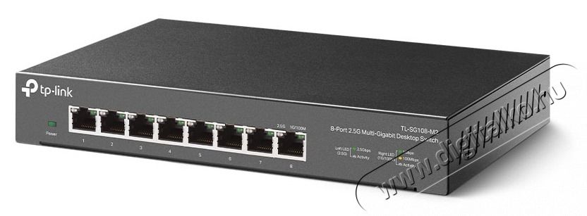 TP-LINK TL-SG108-M2 8x2.5GbE LAN port asztali nem menedzselhető Multi-Gigabit Switch Iroda &eacute;s sz&aacute;m&iacute;t&aacute;stechnika - H&aacute;l&oacute;zat - Switch - 418267