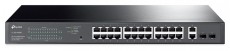 TP-LINK TL-SG1428PE 24xGbE PoE+ LAN 2xGbE SFP port Easy Smart PoE+ switch Iroda és számítástechnika - Hálózat - Switch - 418249