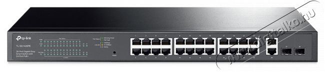 TP-LINK TL-SG1428PE 24xGbE PoE+ LAN 2xGbE SFP port Easy Smart PoE+ switch Iroda és számítástechnika - Hálózat - Switch - 418249