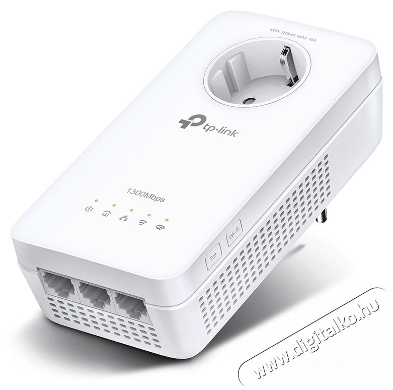 TP-LINK TL-WPA8631P AV1300 AC WiFi Gigabit Passthrough Powerline Extender H&aacute;ztart&aacute;s / Otthon / K&uuml;lt&eacute;r - Vil&aacute;g&iacute;t&aacute;s / elektromoss&aacute;g - H&aacute;l&oacute;zati eloszt&oacute; / hosszabb&iacute;t&oacute; / adapter - 418251