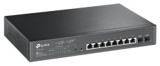 TP-LINK TL-SG2210MP JetStream 8xGbE PoE+ LAN 2xGbE SFP port smart menedzselhető PoE+ switch Iroda és számítástechnika - Hálózat - Switch - 420979