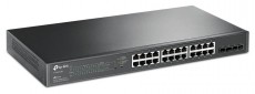 TP-LINK TL-SG2428P JetStream 24xGbE PoE+ LAN 4xGbE SFP port smart menedzselhető PoE+ switch Iroda és számítástechnika - Hálózat - Switch - 420980