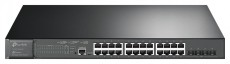 TP-LINK TL-SG3428XMP JetStream 24xGbE PoE+ LAN 4x10GbE SFP+ port L2+ menedzselhető PoE+ switch Iroda és számítástechnika - Hálózat - Switch - 420959