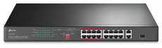 TP-LINK TL-SL1218P 16xFE PoE+ LAN 2xGbE LAN 1xRJ45/SFP Combo port PoE+ switch Iroda és számítástechnika - Hálózat - Switch - 420961