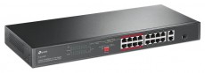 TP-LINK TL-SL1218P 16xFE PoE+ LAN 2xGbE LAN 1xRJ45/SFP Combo port PoE+ switch Iroda és számítástechnika - Hálózat - Switch - 420961