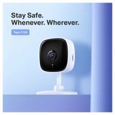 TP-LINK Tapo C110 Otthoni biztonsági 3MP Wi-Fi kamera Háztartás / Otthon / Kültér - Biztonságtechnika - Biztonsági kamera - 437490